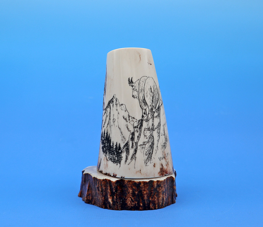 Montreux The Screamin’ Plus Wah モントルー ワウ Mountain Goats Scrimshaw by George Vukson