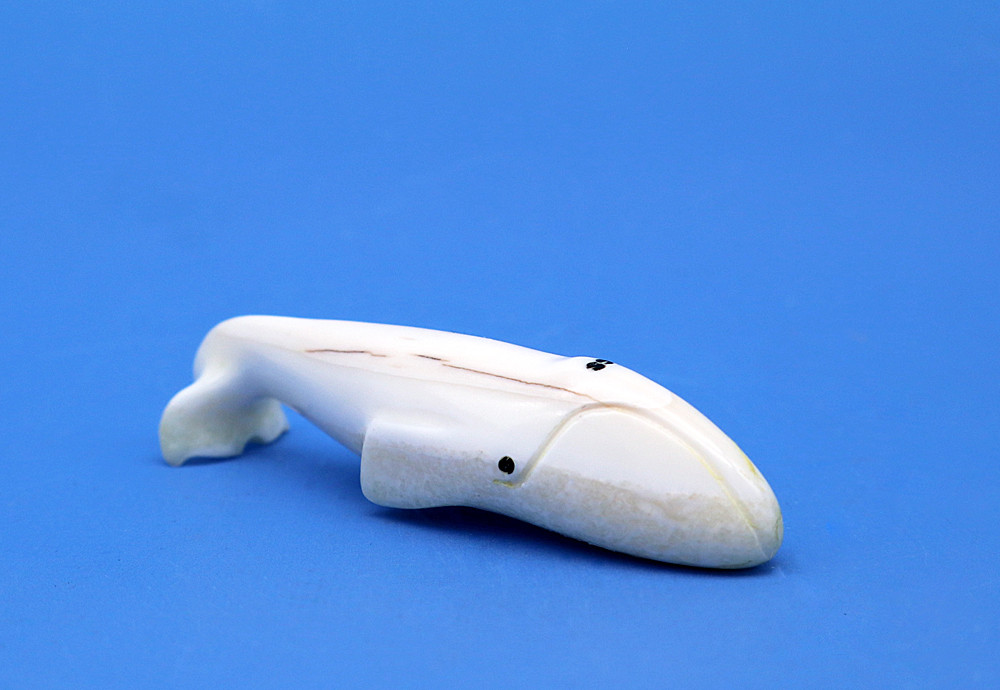 Whale by Moses Soonagrook | Alaskan Ivory Carving