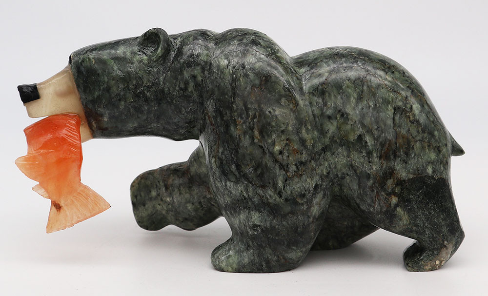 Berry Picker by Eddie Lee | Bronze and Soapstone