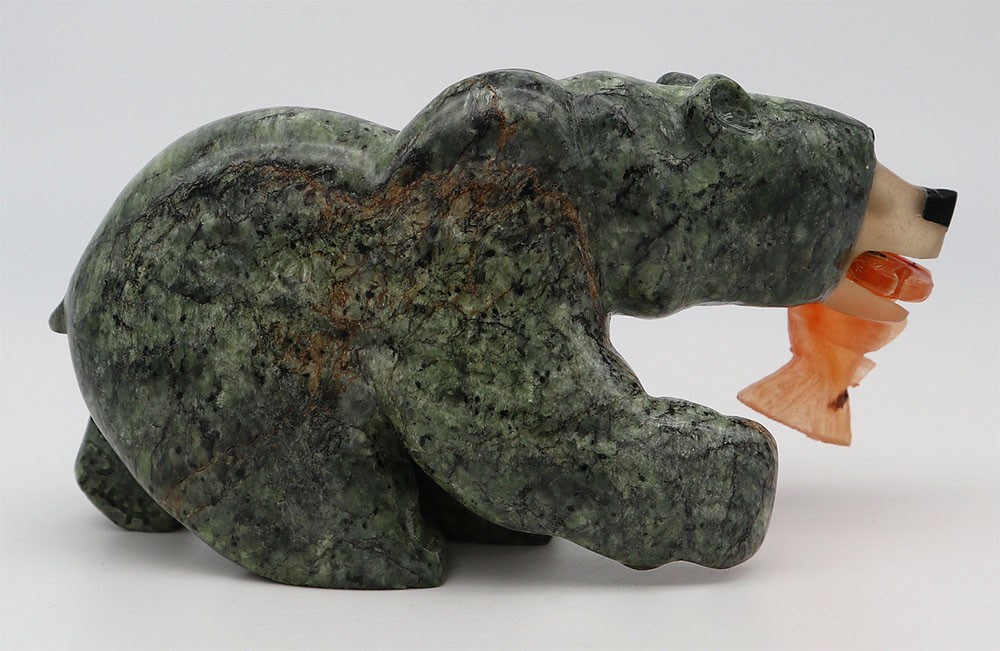 Berry Picker by Eddie Lee | Bronze and Soapstone