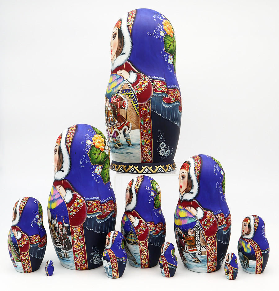 Lullaby | Alaska Theme Matryoshka Nesting Doll