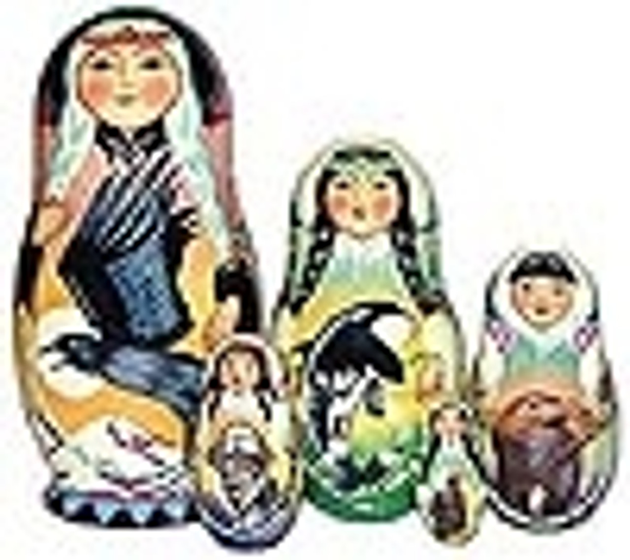 Alaska Theme Matryoshka Nesting Dolls