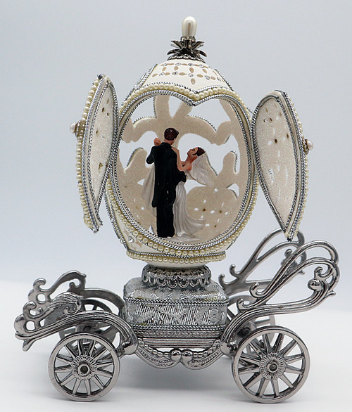 Wedding March - Music Box | Faberge Style Egg