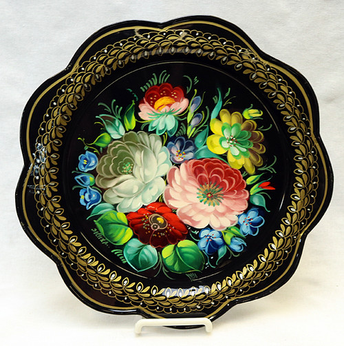 Floral Fantasy - Medium Tray | Zhostovo Tray