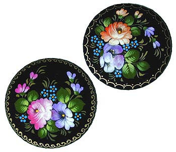 Zhostovo Brooch - Assorted