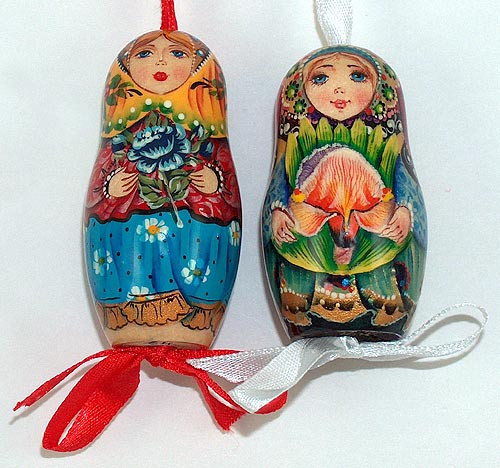 Floral Maidens - Assorted | Russian Christmas Ornament