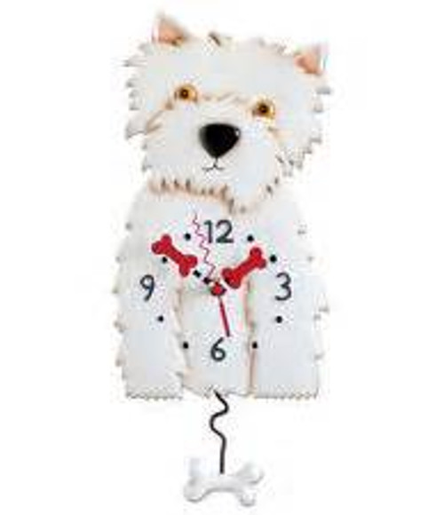 Westin the Westie | Allen Designs Wall Clocks