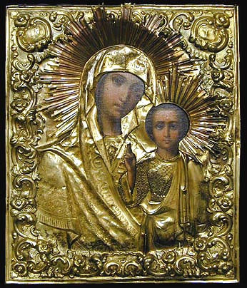 Kazanskaya Mother of God with Full Riza
