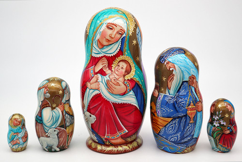 Madonna and Angels | Russian Nativity Theme Madonna and Angels | Russian Nativity Theme