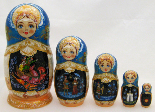 Troika - Vyatka Doll | Fine Art Matryoshka Nesting Doll