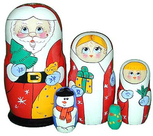 Santa's Family | Matryoshka / Nevalashka Doll