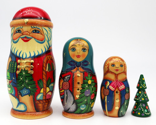  Old World Santa | Matryoshka / Nevalashka Doll