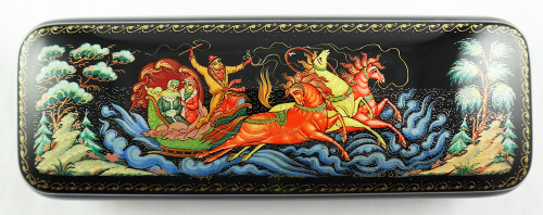 Winter Troika by Soloviov | Palekh Lacquer Box