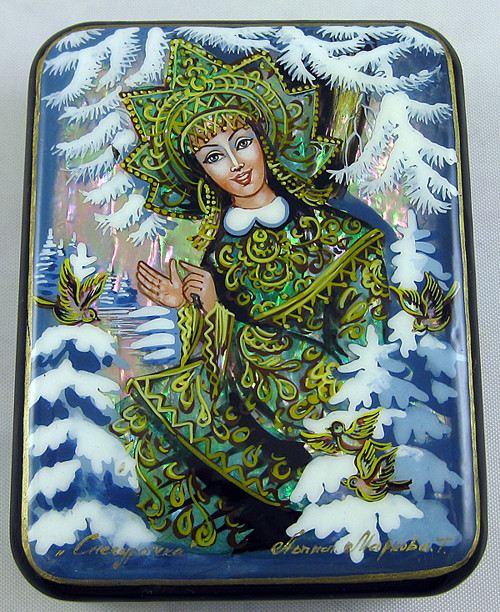 Snow Maiden by Markova | Fedoskino Lacquer Box