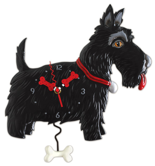 Scottie Dog Pendulum Clock | Allen Designs Wall Clocks