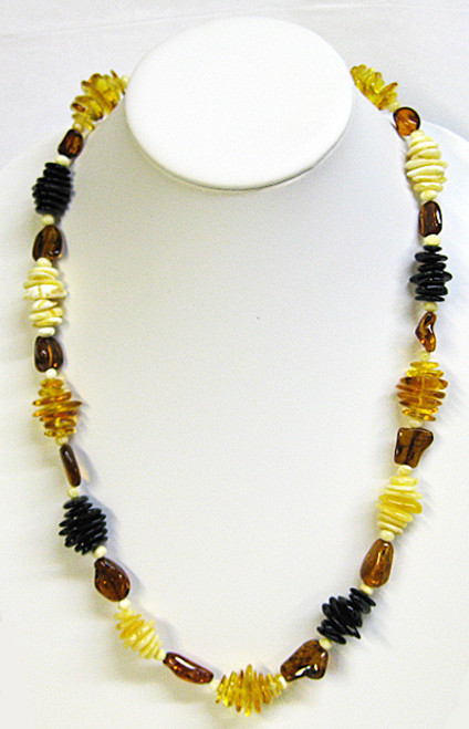 Baltic Amber Necklace in Four Colors