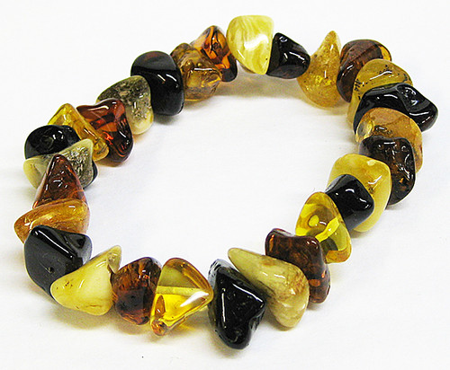 Stretch Multi-Colored Bracelet | Baltic Amber