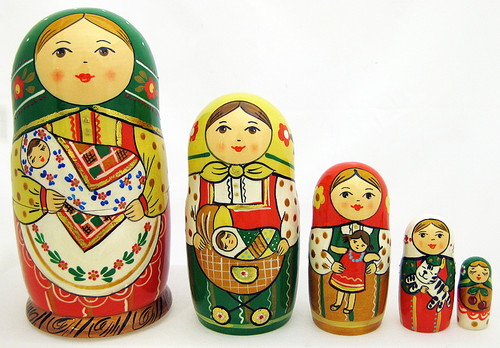 Happy Family | Fine Art Matryoshka Nesting Doll