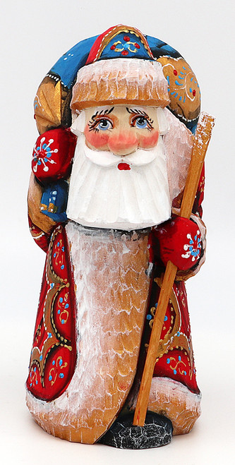 Little Walking Santa - Red Cloak | Grandfather Frost / Russian Santa Claus