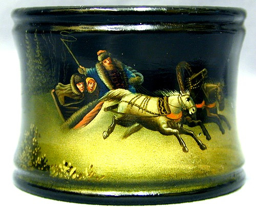 Antique Russian Lacquered Miniatures | Russian American Company