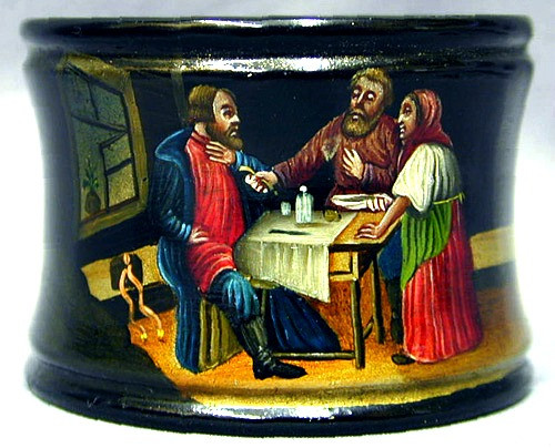 Antique Russian Lacquered Miniatures | Russian American Company