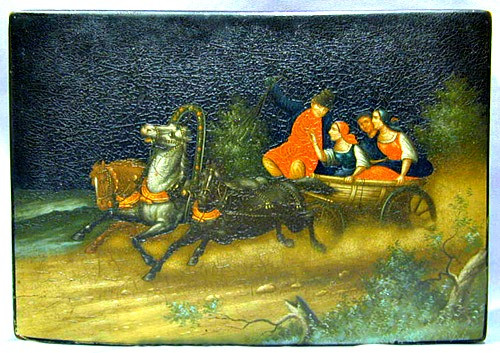 Antique Russian Lacquered Miniatures | Russian American Company