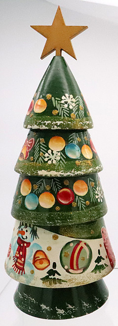 Christmas Tree - 5 Nest Tall | Traditional Matryoshka Nesting Doll