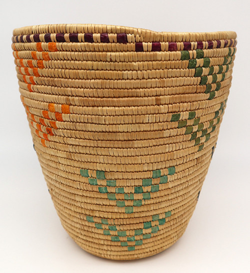 Native American Yupik Hand Woven Basket 