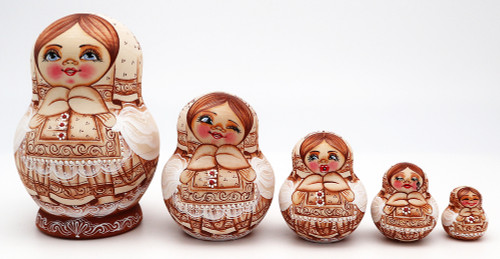 Maiden in Sarafan | Fine Art Matryoshka Nesting Doll