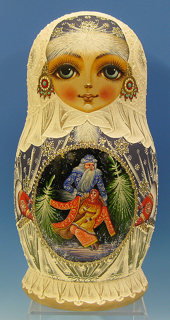 "Morozko" by Tatiana Rolina | Unique Museum Quality Matryoshka Doll