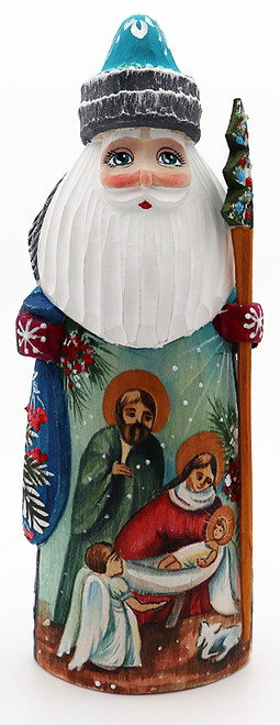 Nativity Scene On Ded Moroz | Grandfather Frost / Russian Santa Claus
