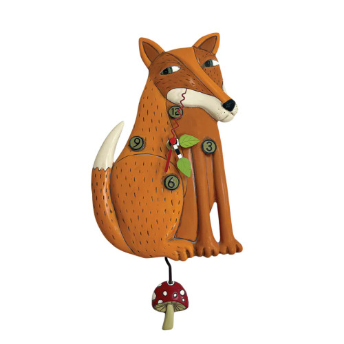 Foraging Fox Clock | Allen Designs Wall Clocks