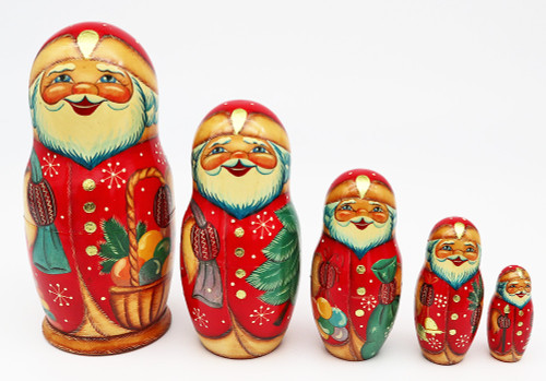 Russian Ded Moroz | Matryoshka / Nevalashka Doll