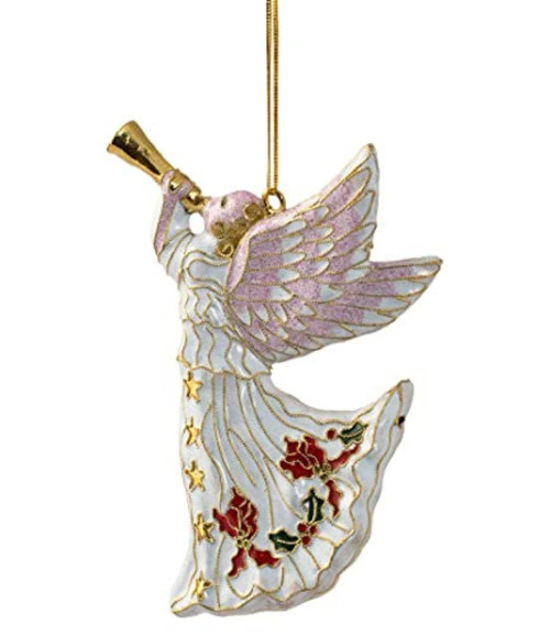Handmade Cloisonne Angel Hanging Ornament