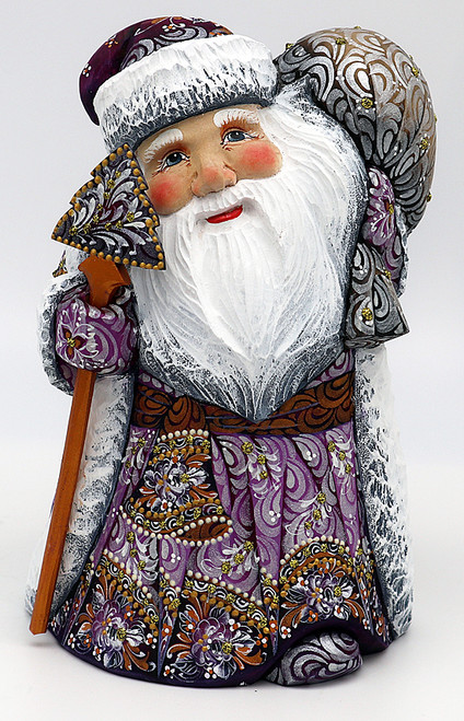 Frosted Santa - Purple Coat | Grandfather Frost / Russian Santa Claus