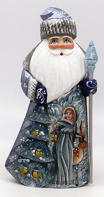 Santa with Snow Maiden and Deer | Grandfather Frost / Russian Santa Claus