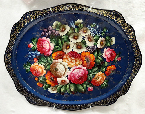 Summer Flowers | Zhostovo Tray