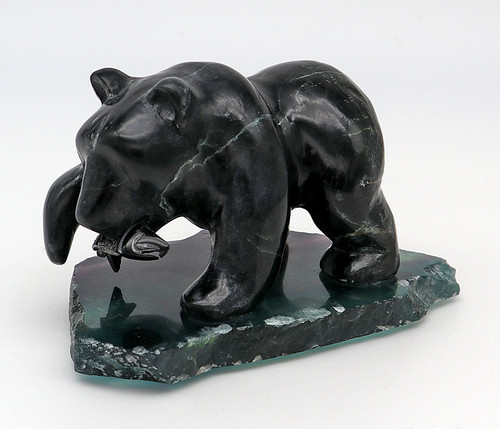 Fishing Bear | Gemstone Carvings