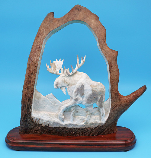 Mountain Wanderer | Bone and Antler Carvings