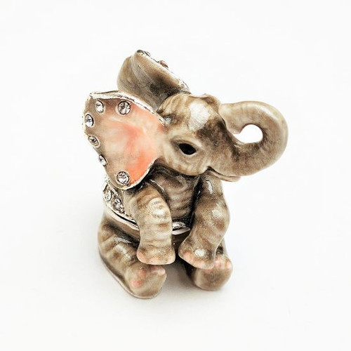 Hungry Elephant Miniature | Bejeweled Enamel Boxes