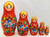 Pansies - Red | Traditional Matryoshka Nesting Doll