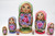Roses and Poppies | Fine Art Matryoshka Nesting Doll