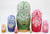 Roses and Poppies | Fine Art Matryoshka Nesting Doll