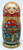 Snegurochka by Komilavochnikova | Fine Art Matryoshka Nesting Doll