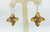 Lucky Clover Earrings | Baltic Amber