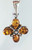 Lucky Clover Pendant | Baltic Amber