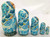 Magic Blue Bird | Fine Art Matryoshka Nesting Doll