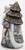 White and Silver Ornamental Santa | Grandfather Frost / Russian Santa Claus
