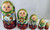 Girl with Kitten in the Basket | Traditional Matryoshka Nesting Doll