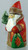Small Carved Santa and Tree - Red | Grandfather Frost / Russian Santa Claus